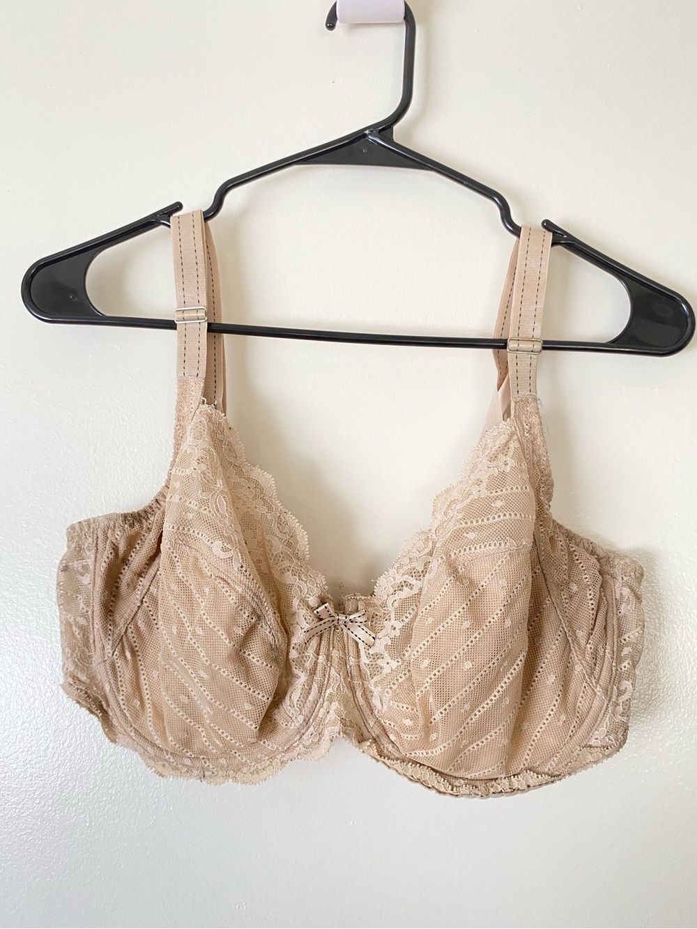 CHANTELLE Rive Gauche Full Coverage Nude Shade Unlined Bra Size 42D